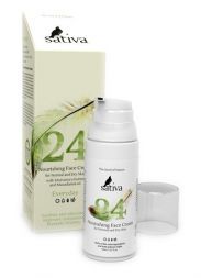 Крем для лица, питательный №24 для нормальной и сухой кожи (50 мл), SATIVA