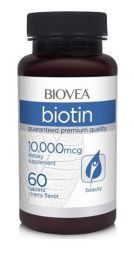 BIOVEA Biotin 10000 мкг (60 таб)