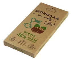 Молочный шоколад на меду с фундуком 46 % Гагаринские мануфактуры (85 г)