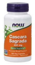 NOW Cascara Sagrada 450 мг (100 кап)