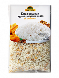 Каша рисовая с курагой и орехами Здоровая еда (100 г)