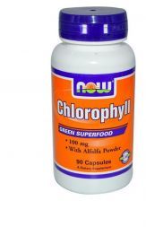 NOW Chlorophyll 100мг (90 кап)